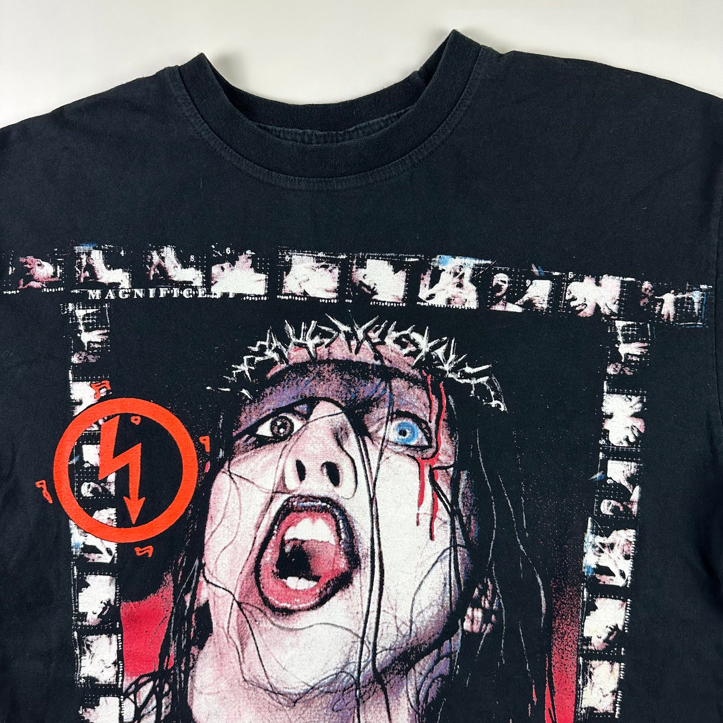 Vintage 90s Marilyn Manson Shirt Large Antichrist Superstar