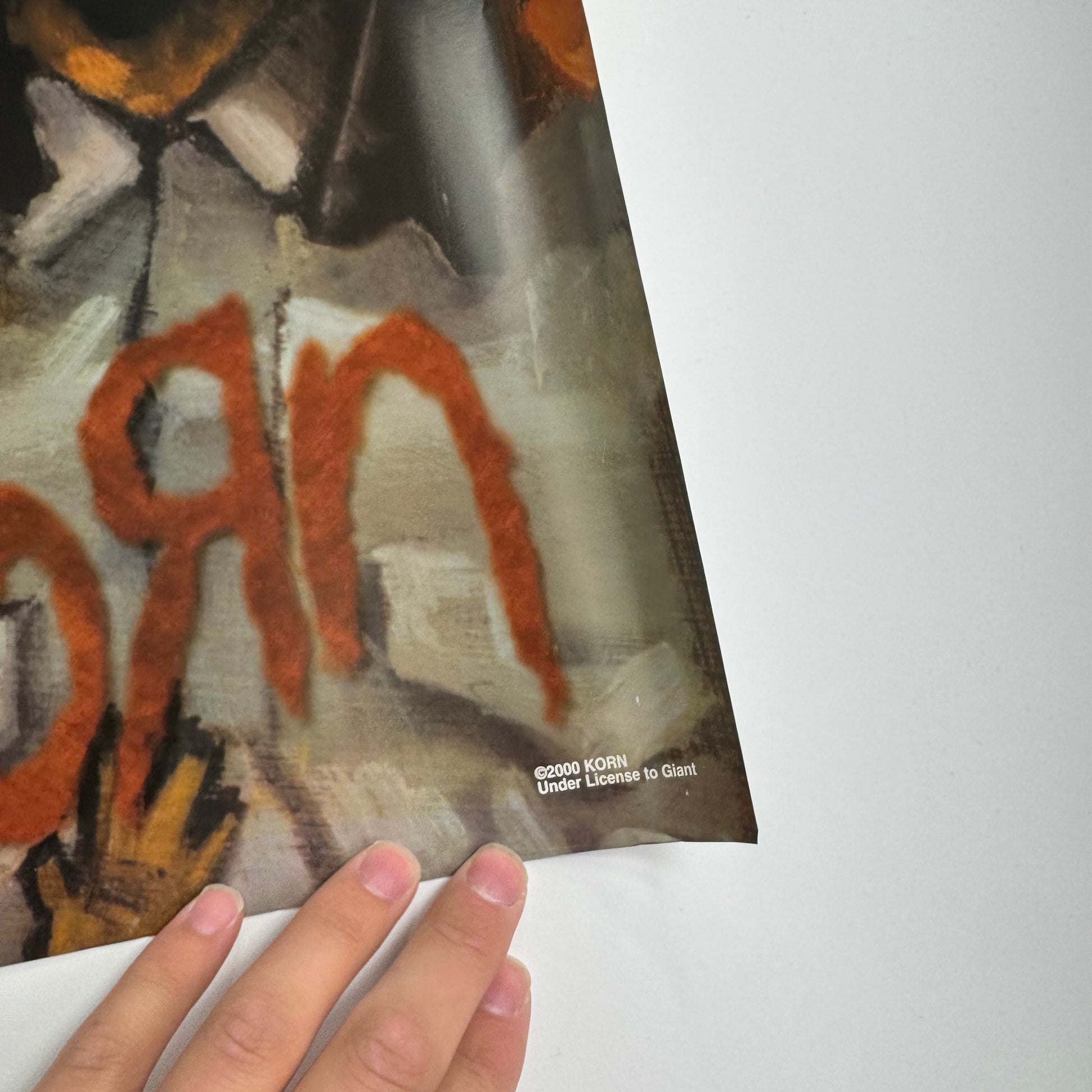 Vintage 2000 Korn Poster