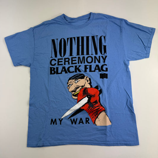 Nothing Ceremony Black Flag Shirt Large