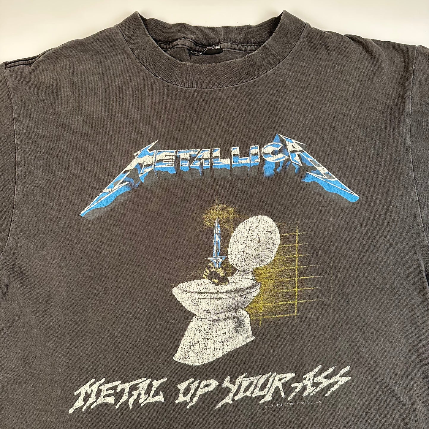 Vintage 90s Metallica Shirt Large Metal Up Your Ass