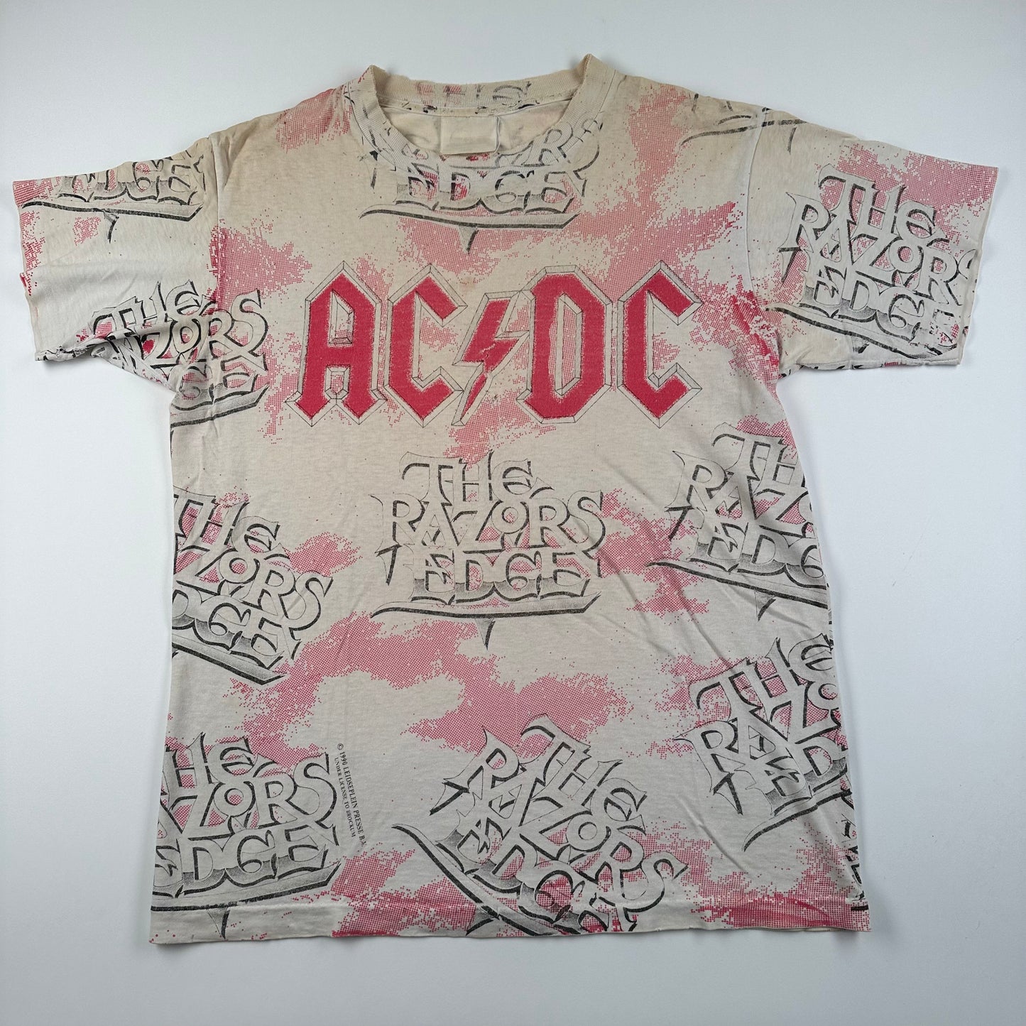 Vintage 1990 AC/DC Shirt XL The Razors Edge