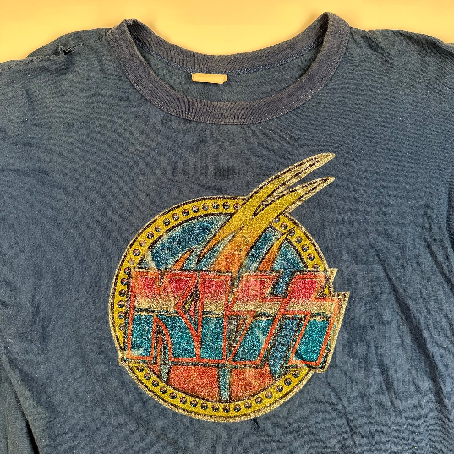 Vintage 70s Kiss Shirt Medium Iron On