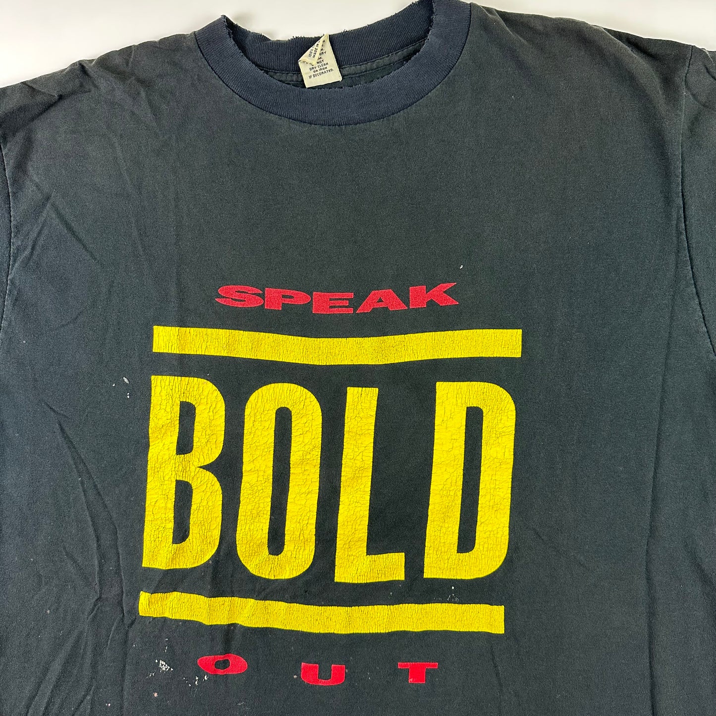 Vintage 90s Bold Shirt XL Speak Out