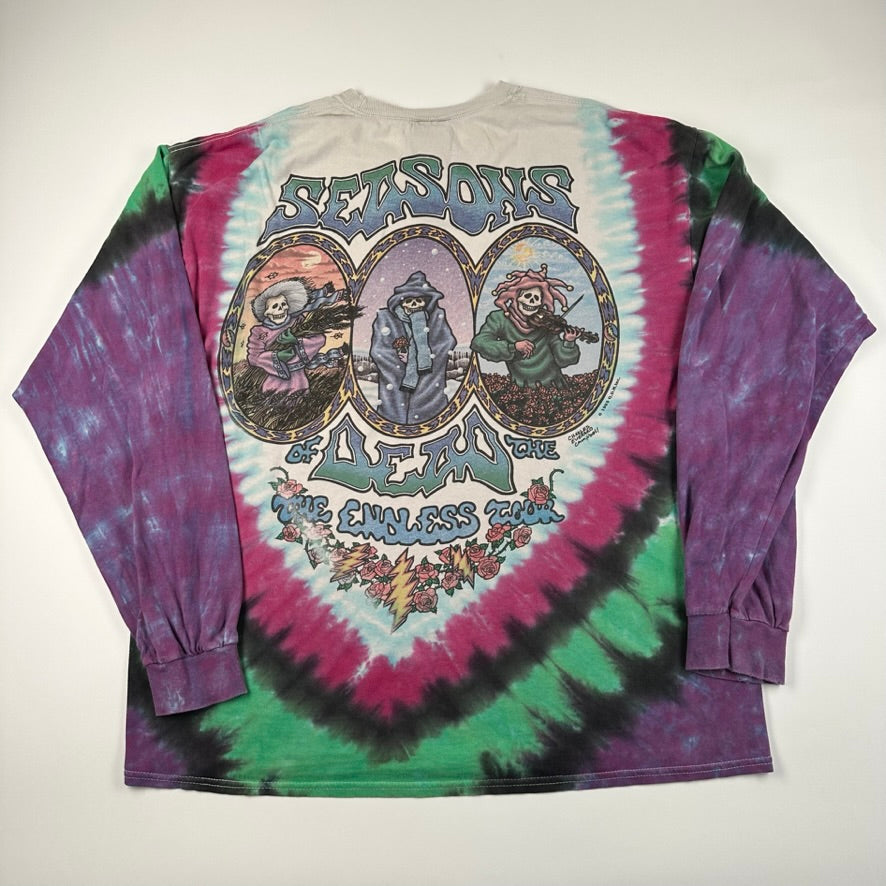 Vintage 2000s Grateful Dead Long Sleeve Shirt XL Seasons Of The Dead