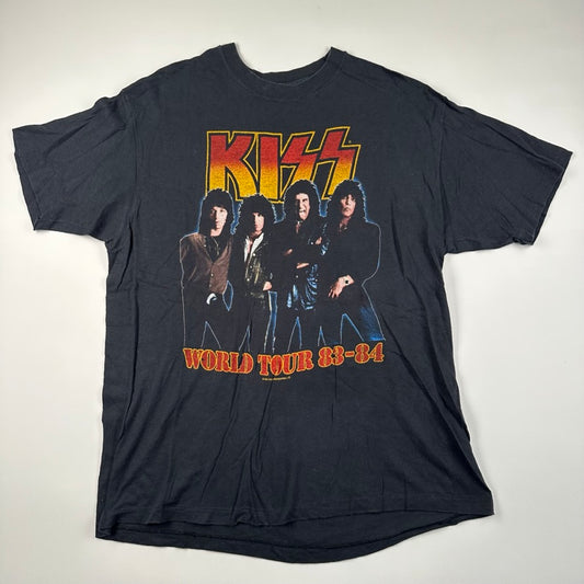 Vintage 1983 Kiss Shirt XL If Its Too Loud