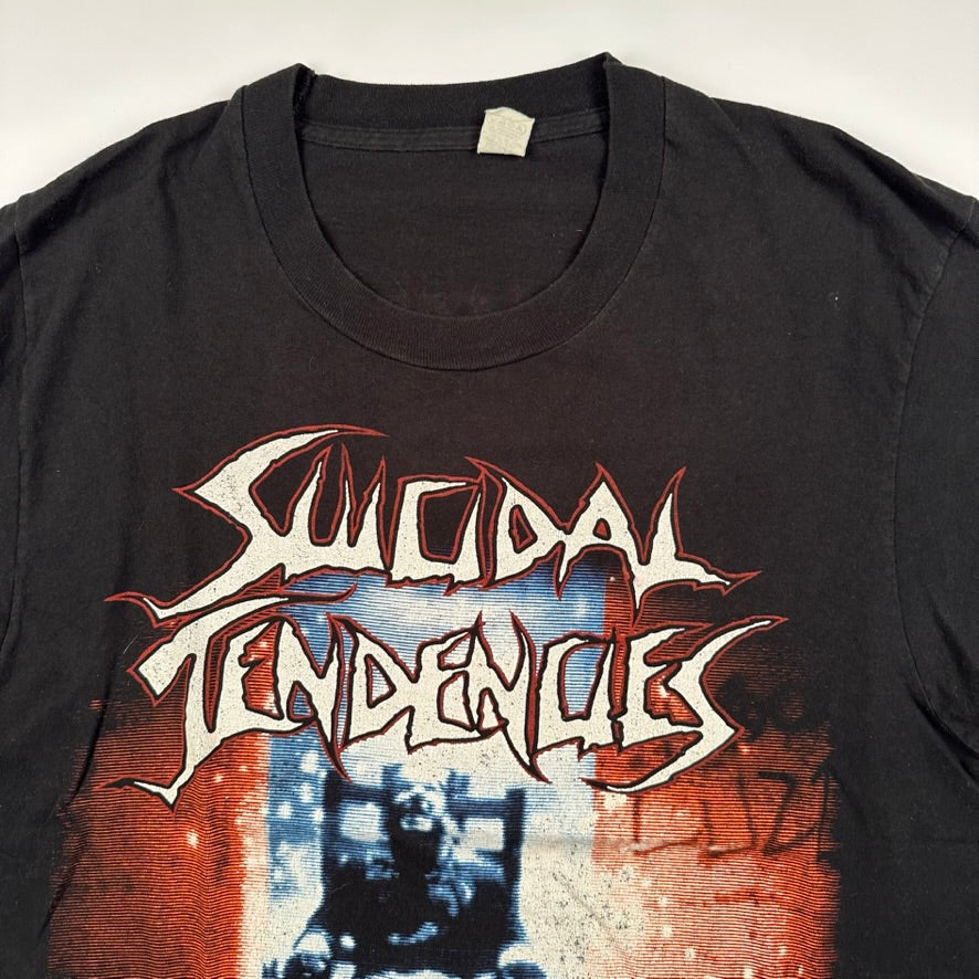 Vintage 1990 Suicidal Tendencies Shirt XL You Can't Bring Me Down