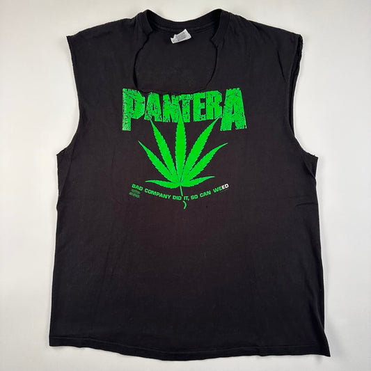 Vintage 1991 Pantera Sleeveless Shirt XL Fly'n Across America