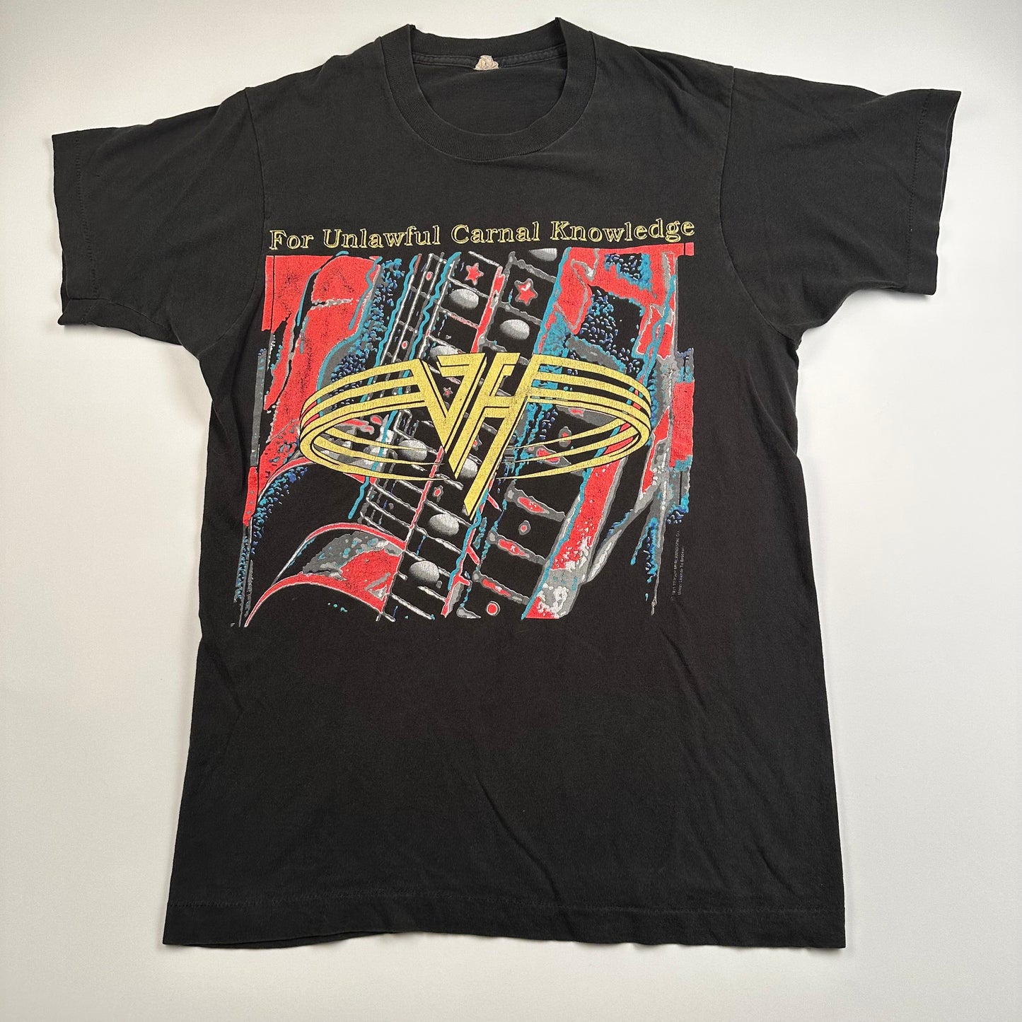 Vintage 1991 Van Halen Shirt Large For Unlawful Carnal