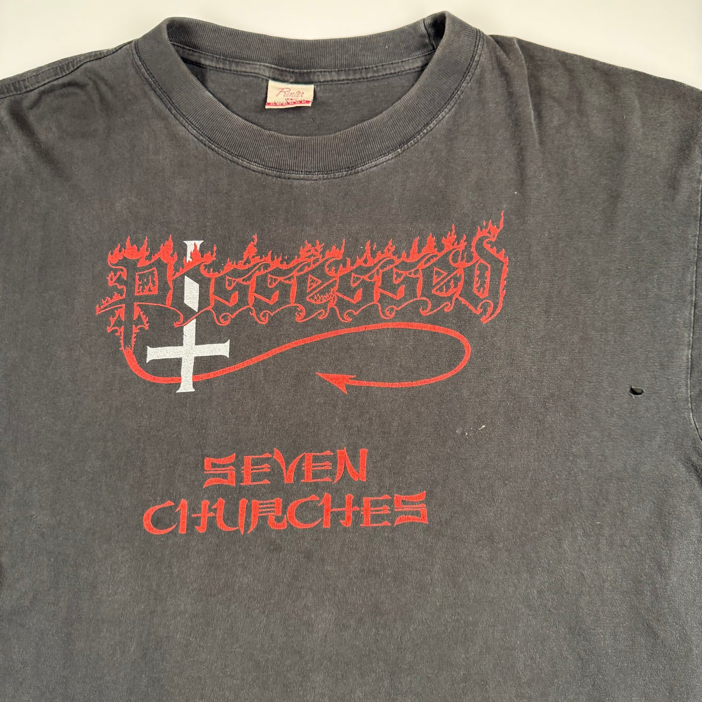 Vintage 90s Possessed Shirt XL Seven Churches