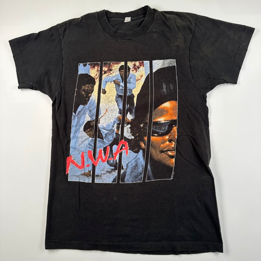 Vintage 1990 N.W.A Shirt Medium 100 Miles And Runnin