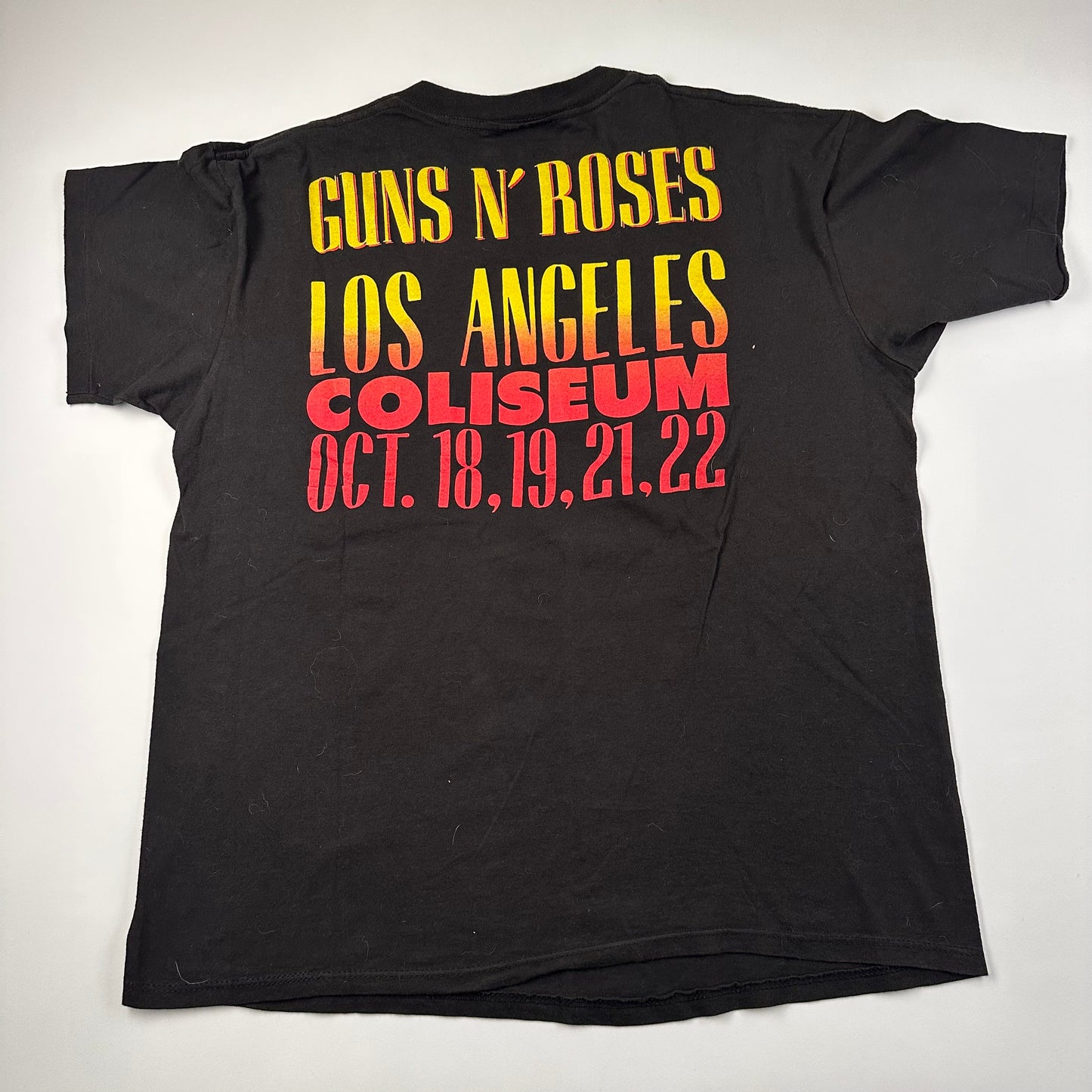 Vintage 1989 Guns N Roses Shirt XL Stoned In LA