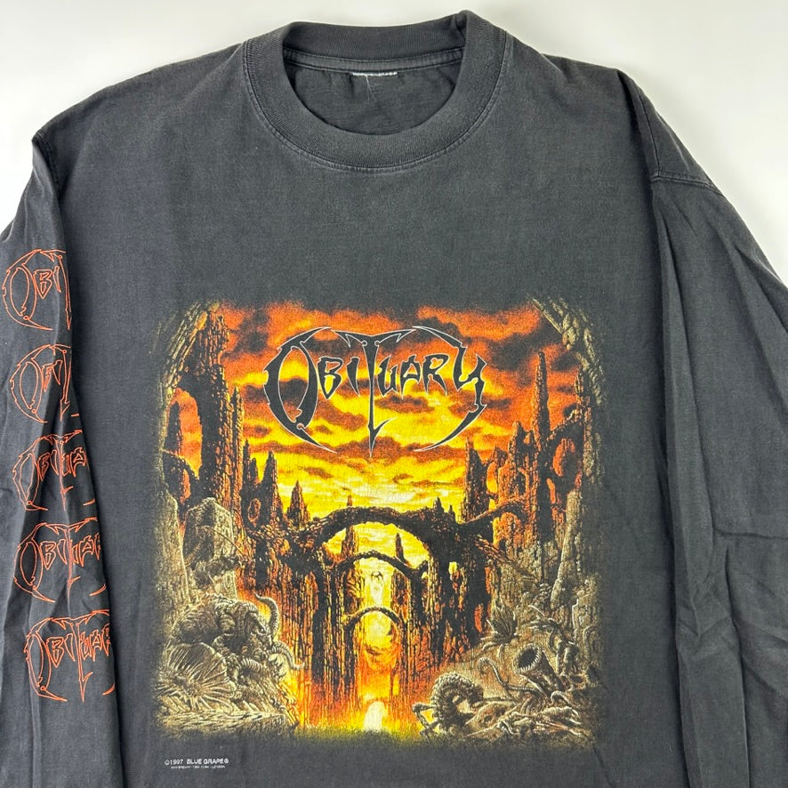 Vintage 1997 Obituary Long Sleeve Shirt XL