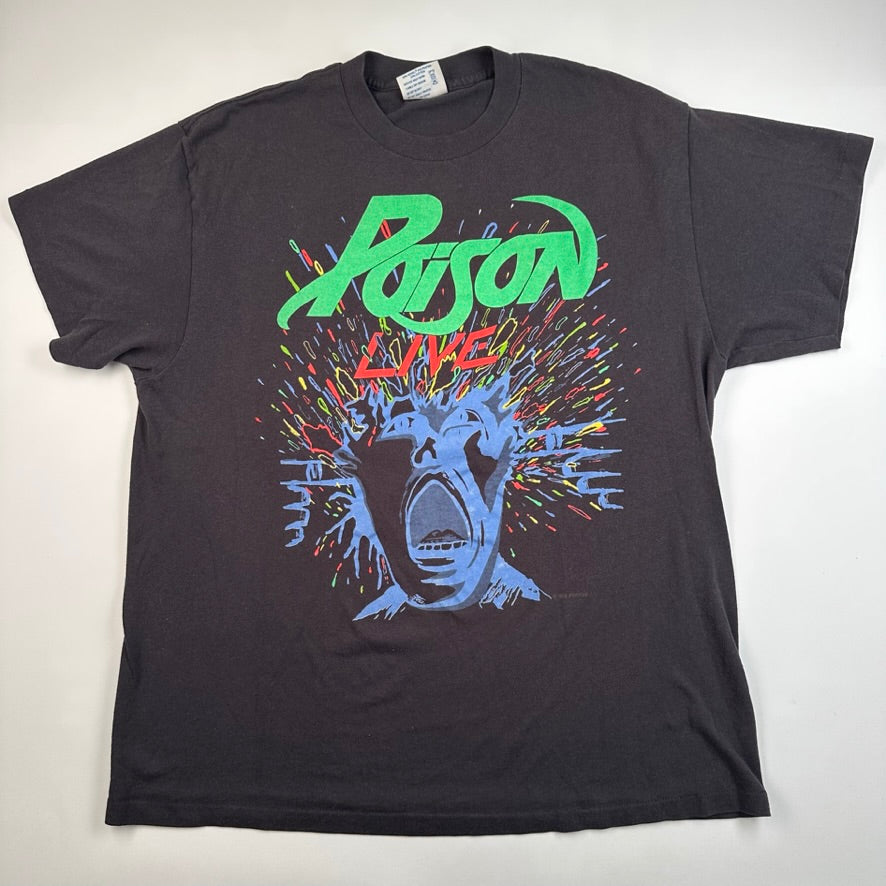 Vintage 1988 Poison Shirt XL Live