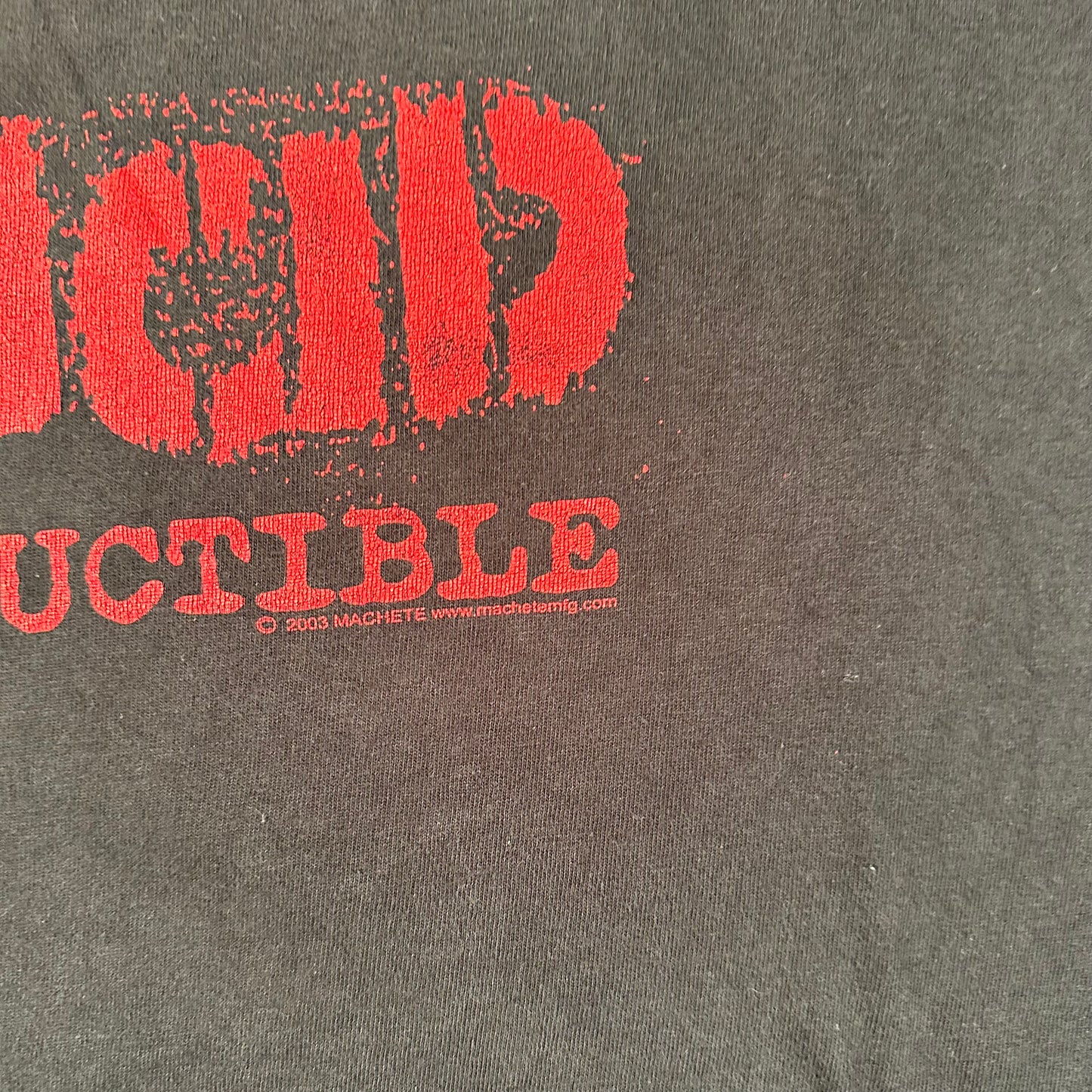 Vintage 2003 Rancid Shirt XL Indestructible