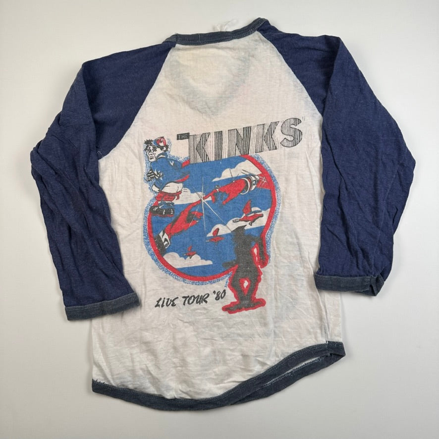 Vintage 1980 The Kinks Shirt Small Second Time Around