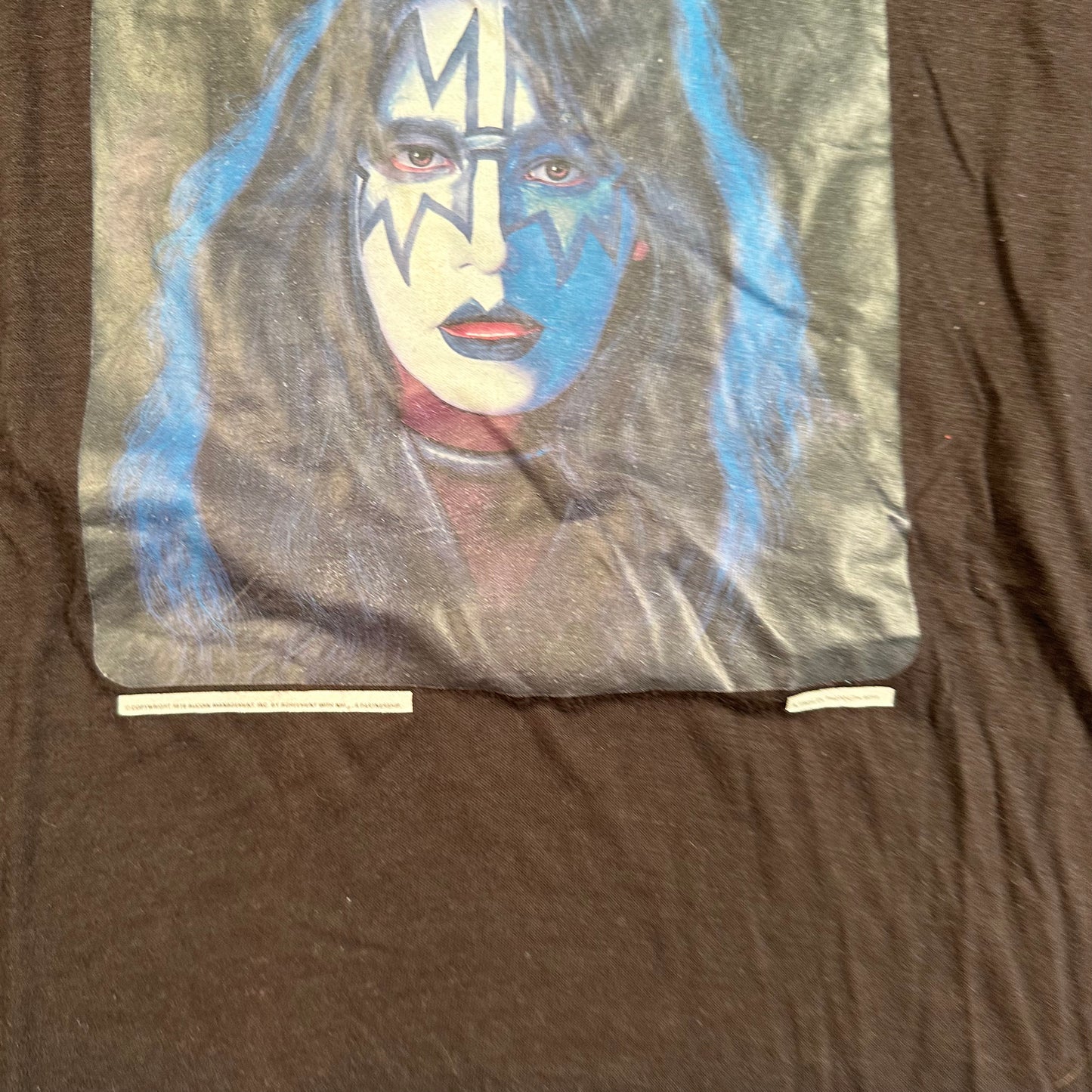 Vintage 70s Kiss Ace Frehley Shirt Small