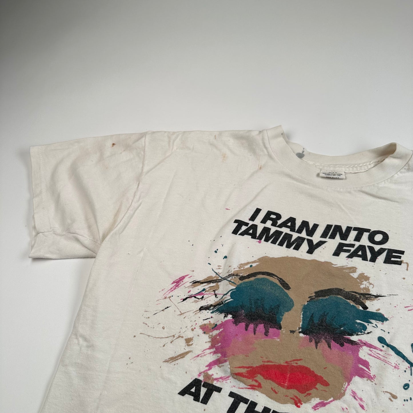 Vintage 1987 I Ran Into Tammy Faye At The Mall Shirt XL