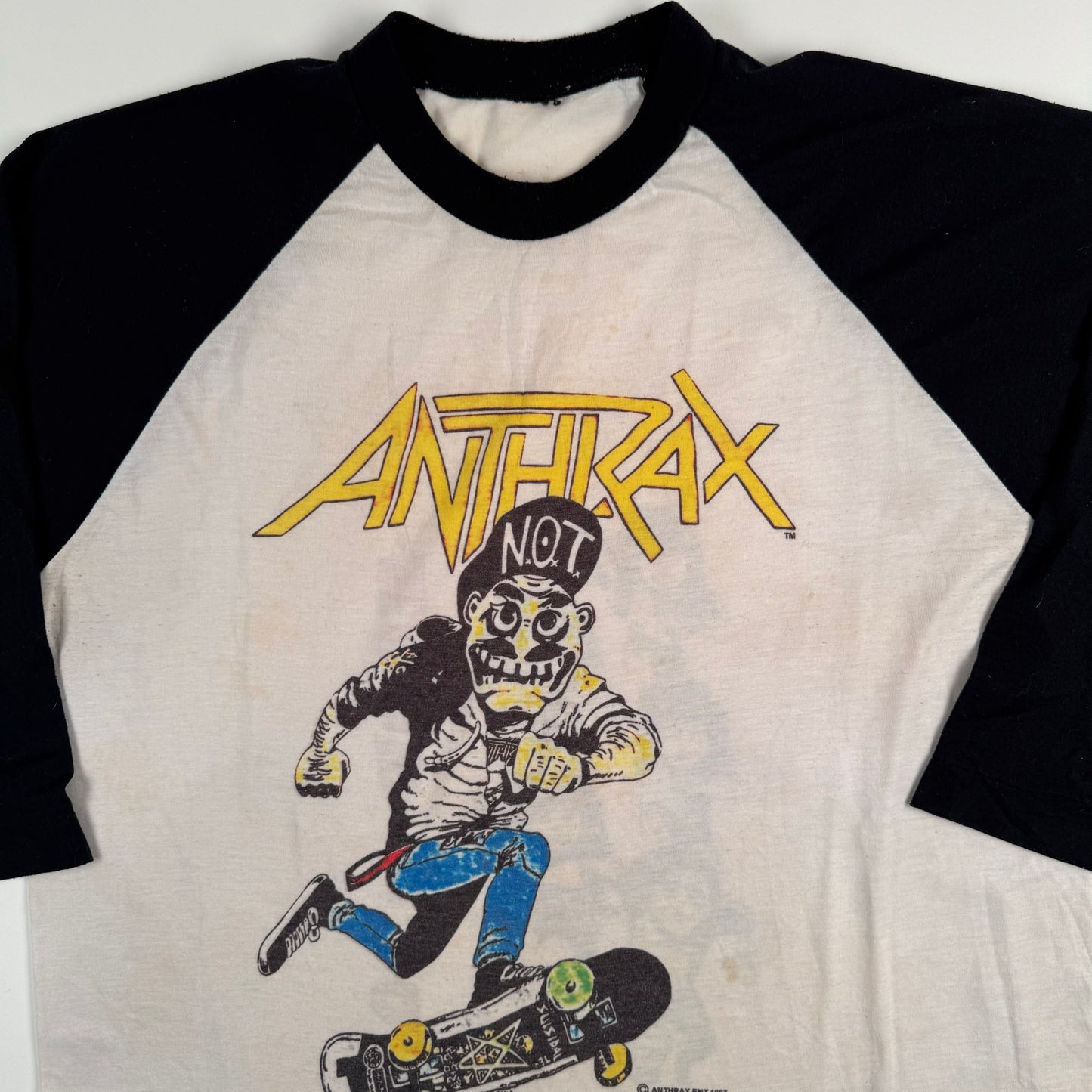 Vintage 1987 Anthrax Shirt Large Mosh It Up
