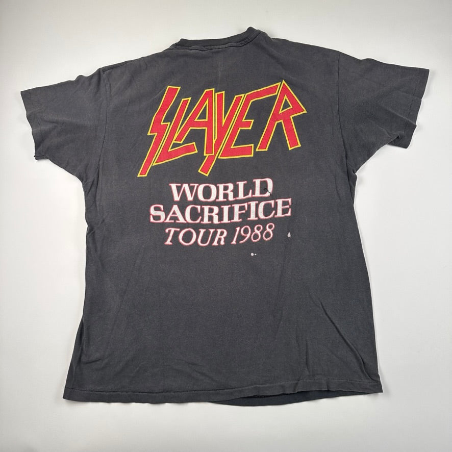 Vintage 1988 Slayer Shirt XL Root Of All Evil