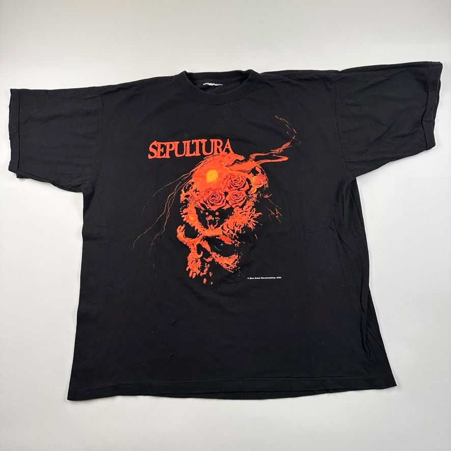 Vintage 1991 Sepultura Shirt XL New Titans On The Block