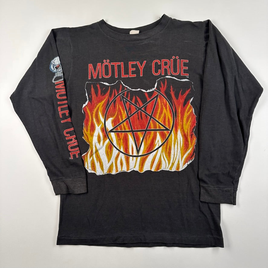 Vintage 1984 Motley Crue Long Sleeve Shirt Medium