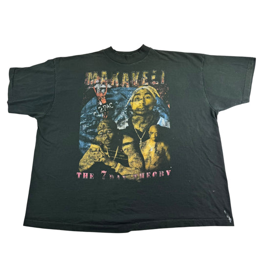 Vintage 90s Tupac Shirt XXL Rap Tee Makaveli The 7 Day Theory