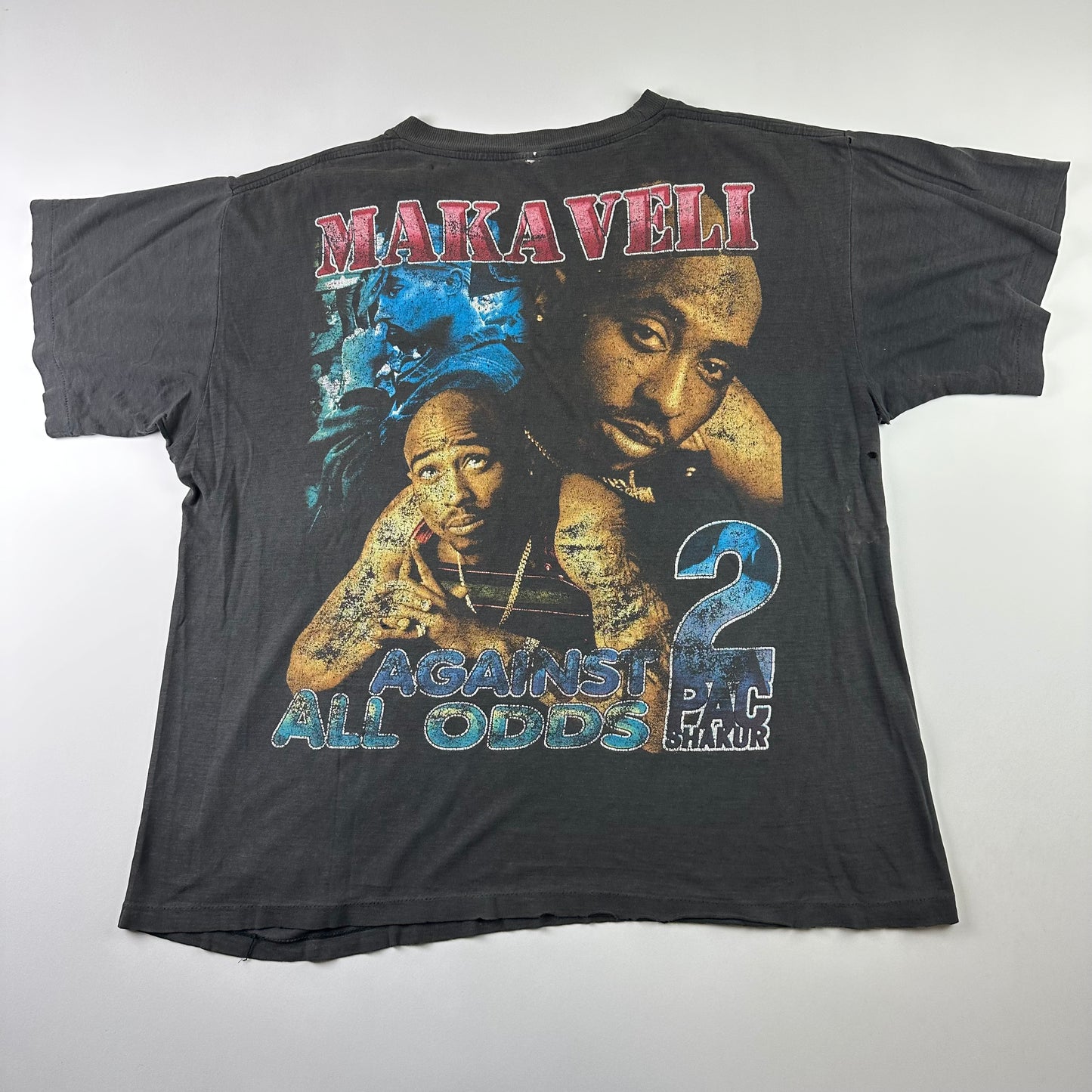 Vintage 90s Tupac Shirt XL Rap Tee