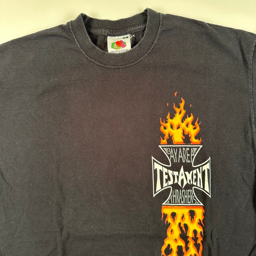 Vintage 2000s Testament Shirt Medium