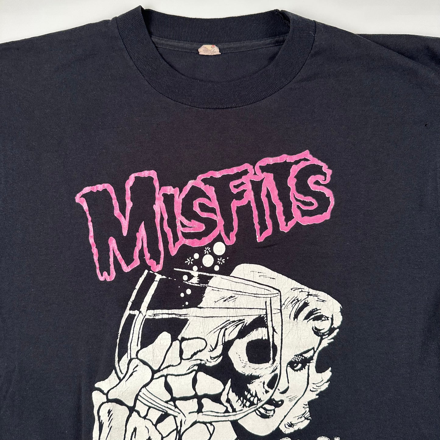 Vintage 80s Misfits Shirt Large Die Die My Darling