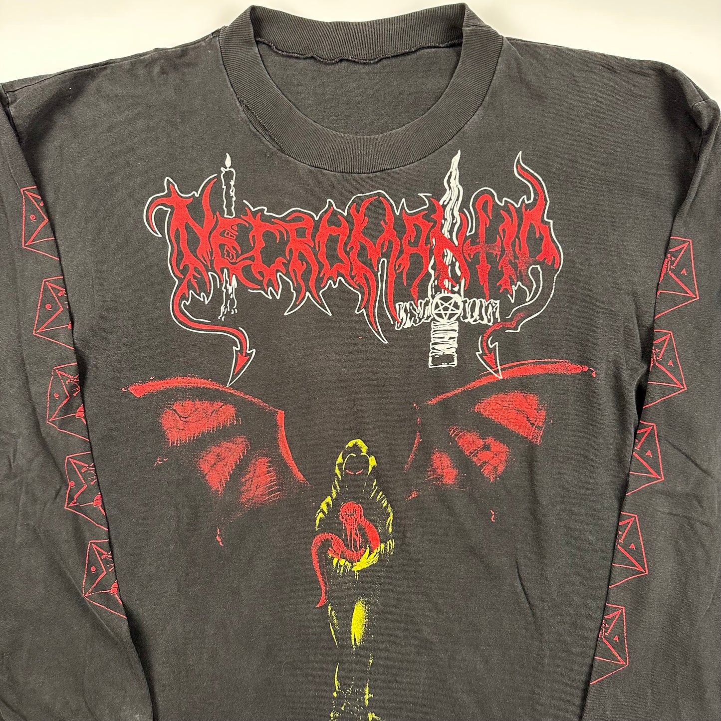 Vintage 90s Necromantia Long Sleeve Shirt XL