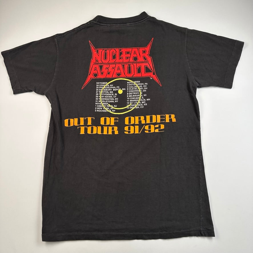 Vintage 1991 Nuclear Assault Shirt Large Out Of Order