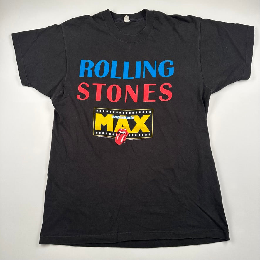 Vintage 1991 Rolling Stones Shirt XL At The Max Larger Than Live