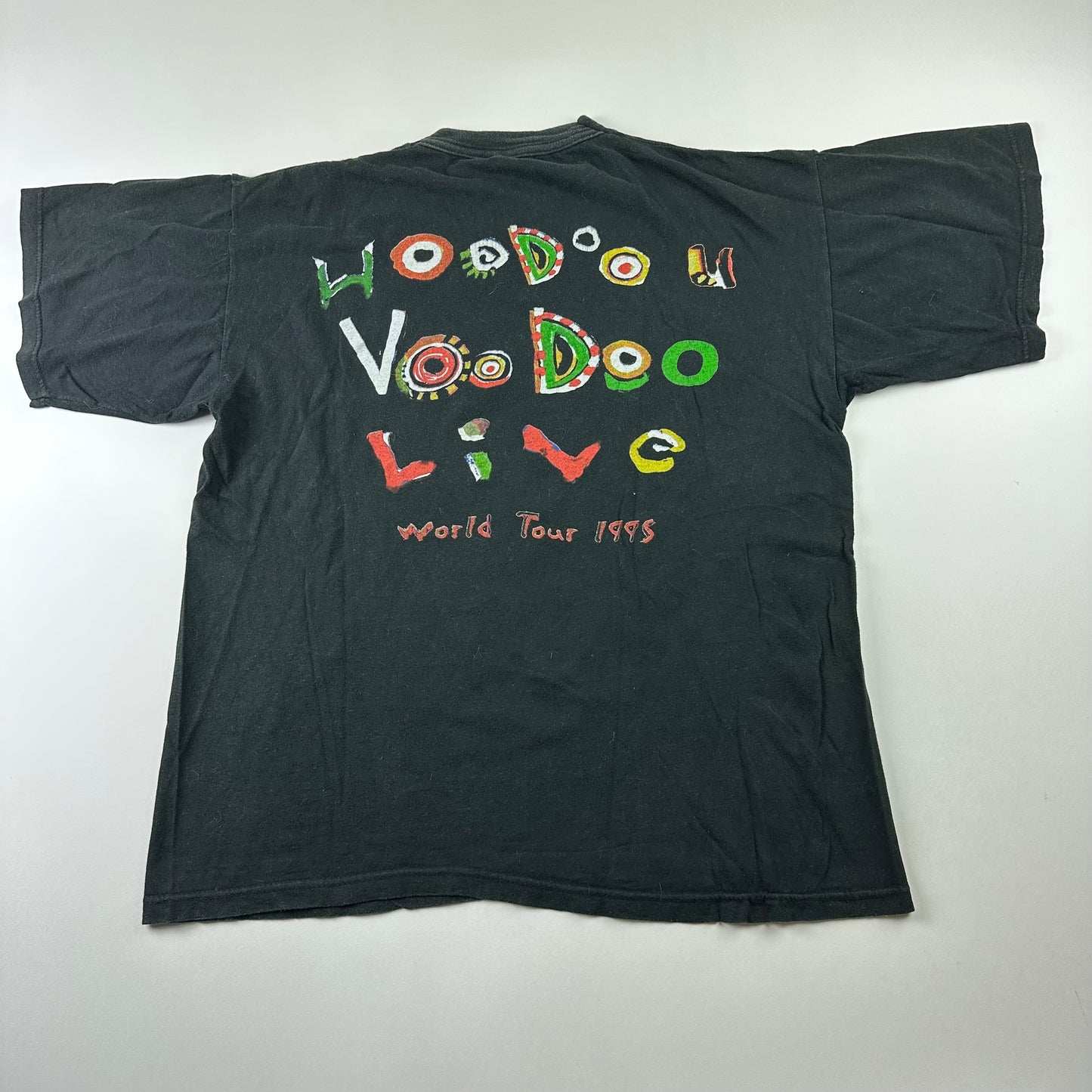 Vintage 1995 The Rolling Stones Shirt Large Voodoo Live