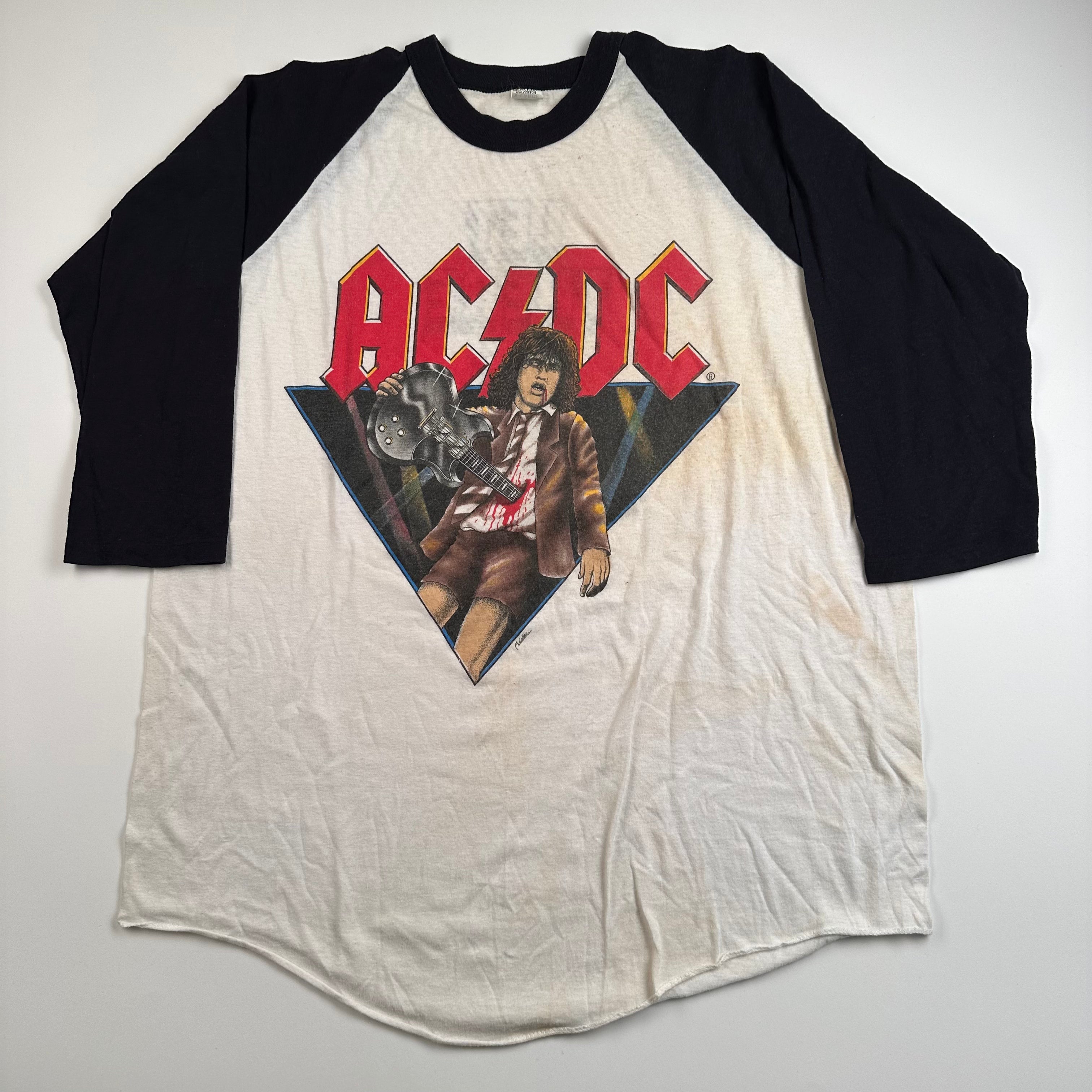 Vintage 1982 AC/DC Shirt XL Let There Be Rock – Madd Vintage