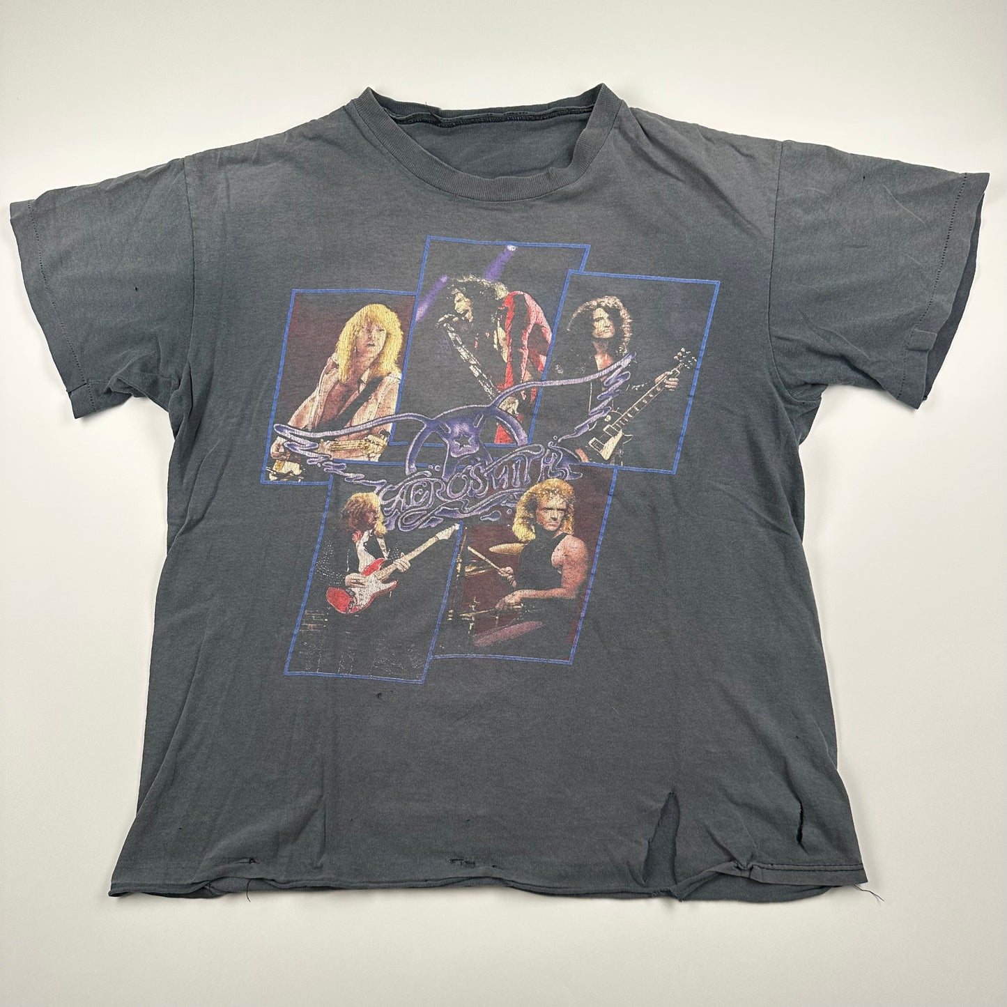 Vintage 1990 Aerosmith Shirt Large Pump