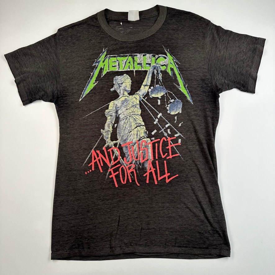 Vintage 1988 Metallica Shirt Medium And Justice For All