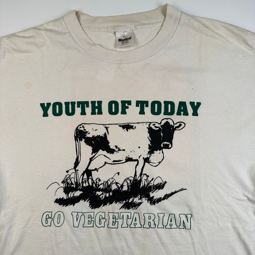 Vintage 90s Youth Of Today Shirt XL Go Vegetarian