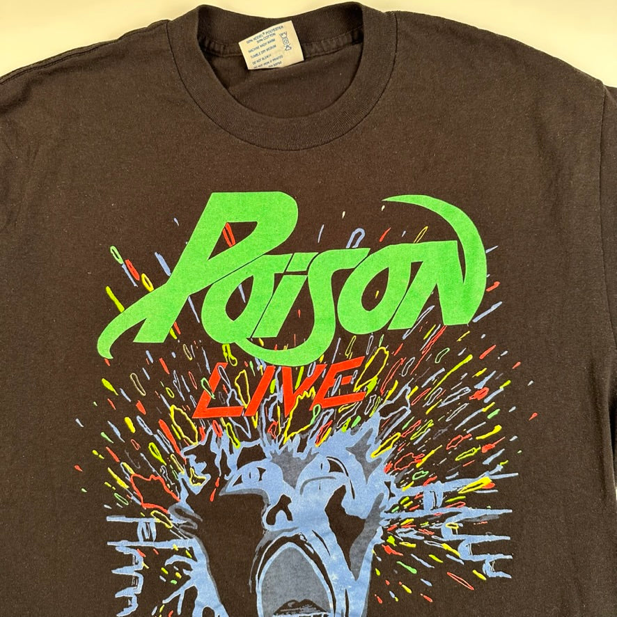 Vintage 1988 Poison Shirt XL Live