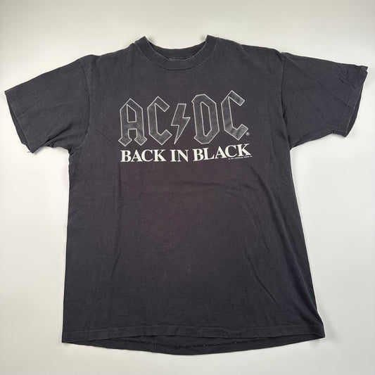 Vintage 1991 AC/DC Shirt XL Back In Black