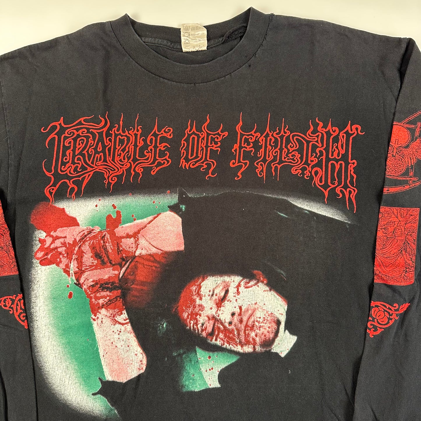 Vintage 1998 Cradle Of Filth Long Sleeve Shirt Large Cruelty And The