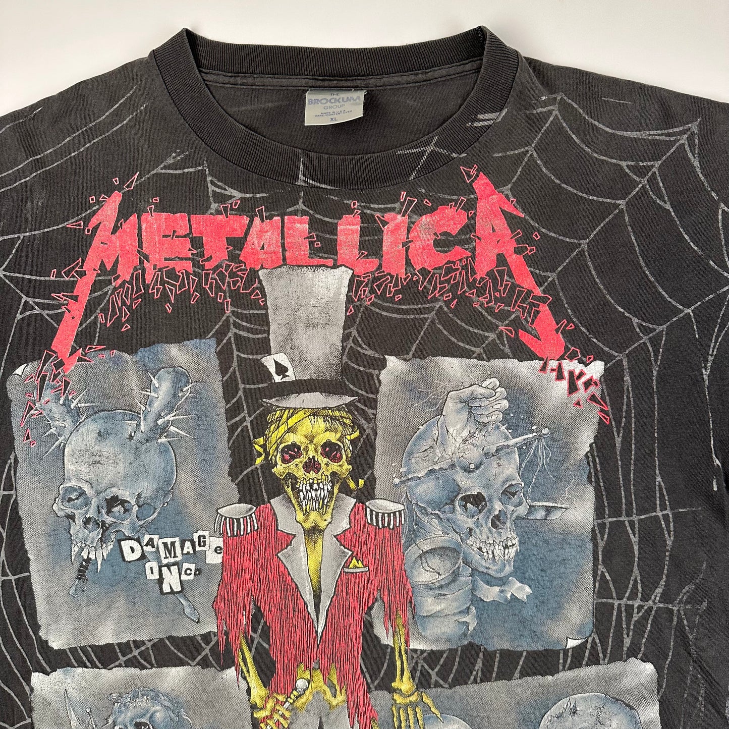 Vintage 1992 Metallica Shirt XL Ringmaster All Over Print