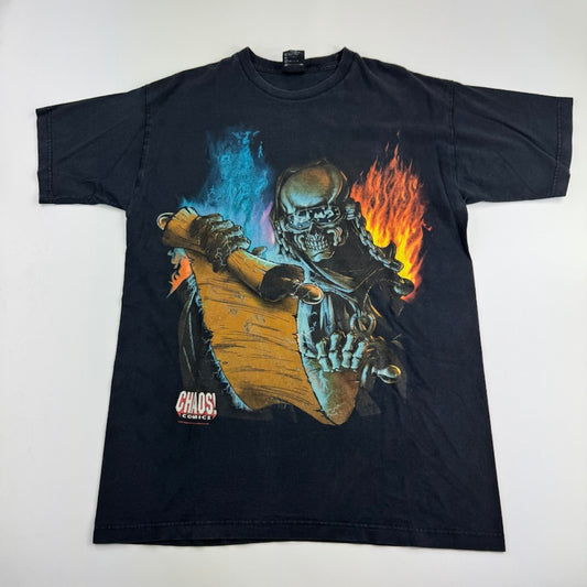 Vintage 1997 Megadeth Shirt Large Chaos Comics
