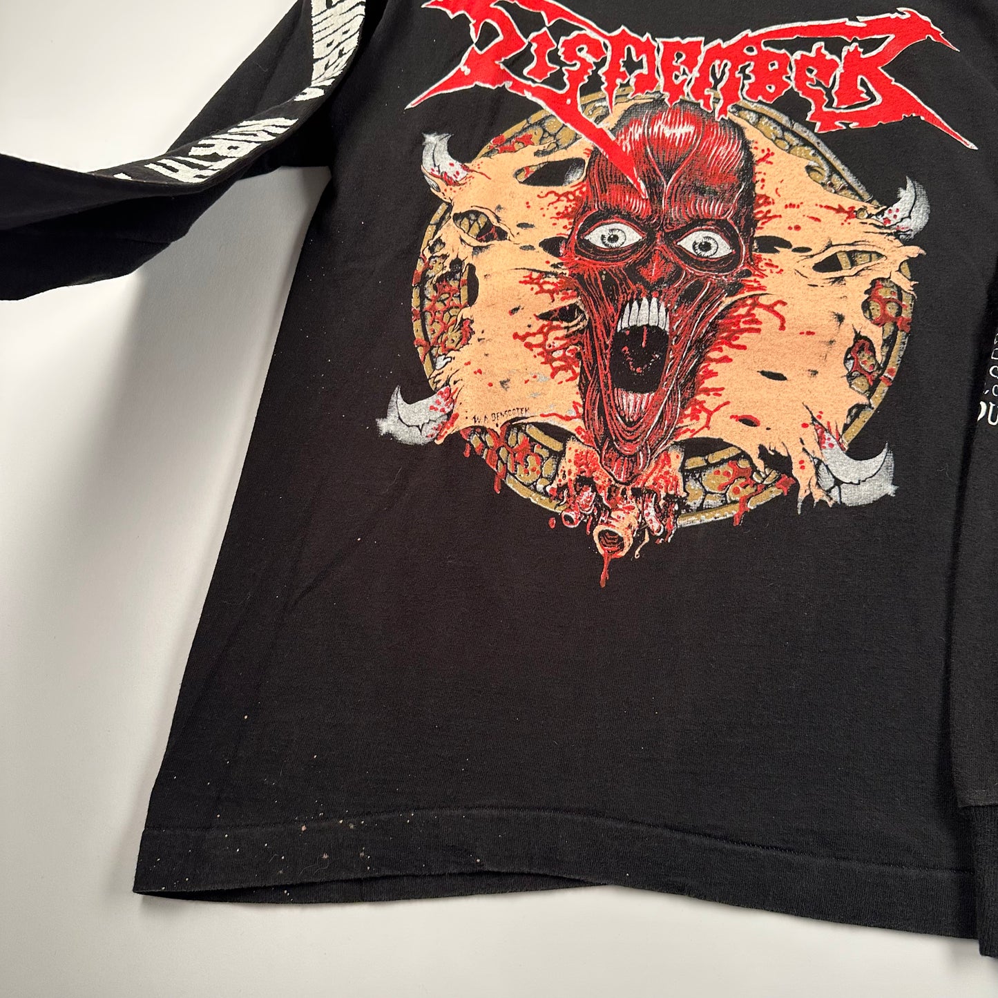 Vintage 1993 Dismember Long Sleeve Shirt Medium North America