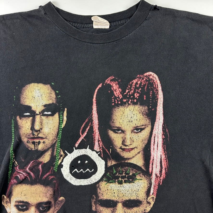 Vintage 1999 Coal Chamber Cropped Shirt Large