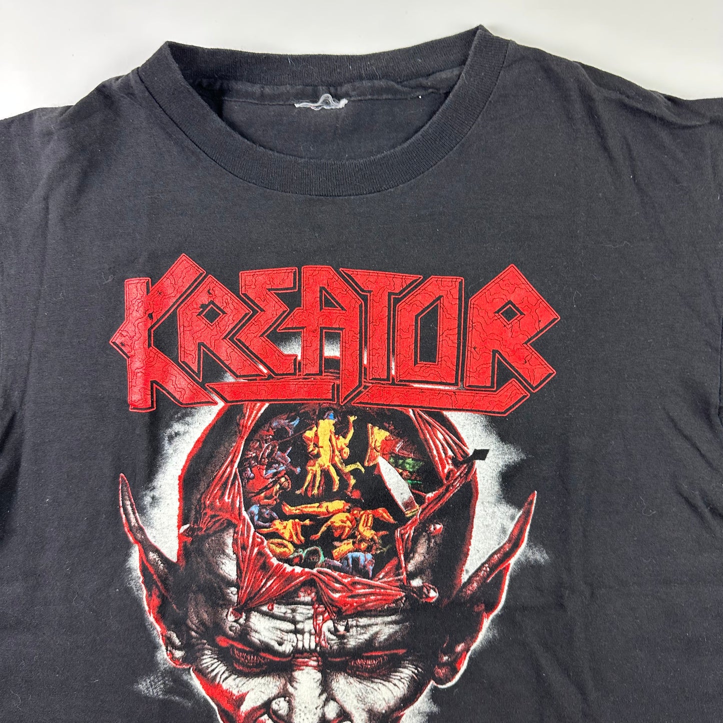 Vintage 1991 Kreator Shirt Large Coma Of Souls