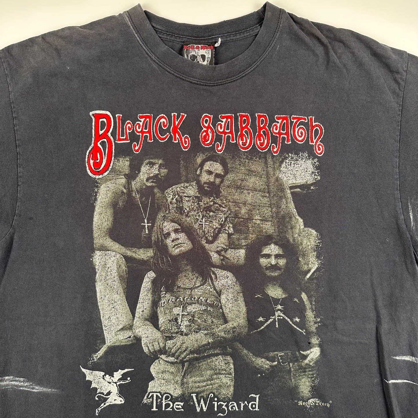 Vintage 90s Black Sabbath Shirt XL The Wizard