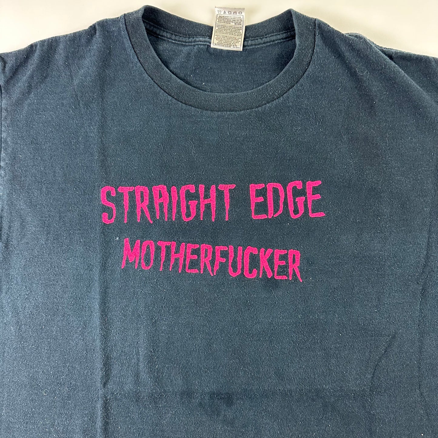 Vintage 2000s Straight Edge Motherf*cker Shirt Large