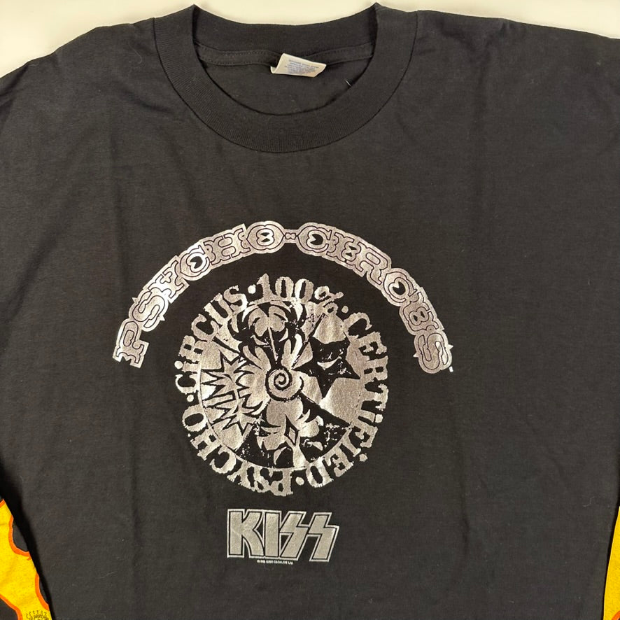 Vintage 1998 Kiss Long Sleeve Shirt XL Psycho Circus