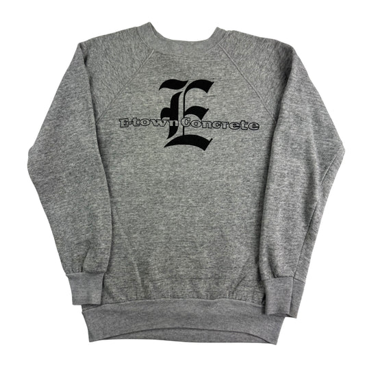 E-Town Concrete Crewneck Sweatshirt Medium