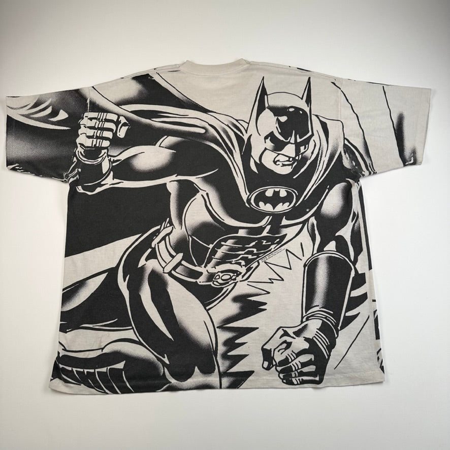 Vintage 1992 Batman Shirt XL All Over Print